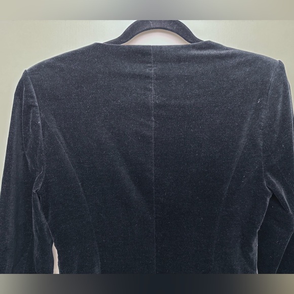 EUC Good American Velvet Double Breasted Boss Blazer Dress Size 2 - Picture 12 of 16